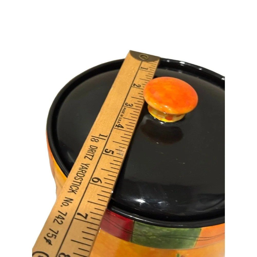 Vintage Certified International Caliente Canister Joy Hall Chili Pepper Ceramic